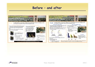 Before – and after




       Posters - Research Day   2010/11
 