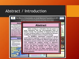 Abstract / Introduction 
 