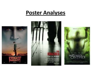 Poster Analyses
 
