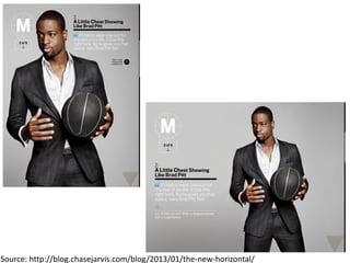 Source: http://blog.chasejarvis.com/blog/2013/01/the-new-horizontal/
 