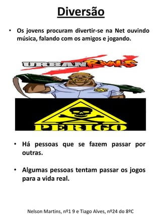 Correr riscos ao fornecer dados pessoais; António Jesus, nº3            João Pedreiro, nº118ºC