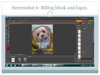 Screenshot 6: Billing block and logos.

 
