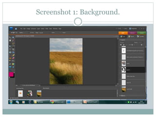 Screenshot 1: Background.

 