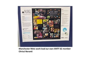 Manchester Mets work lead our own ANTF SG member
Chrissi Neranti
