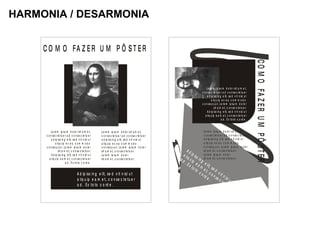 HARMONIA / DESARMONIA 