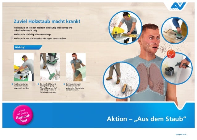 Poster Holzstaub