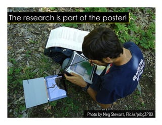 Photo by Meg Stewart, Flic.kr/p/bgZPBX
The research is part of the poster!
 
