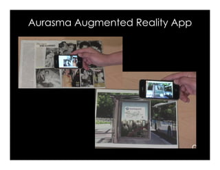 Aurasma Augmented Reality App
 