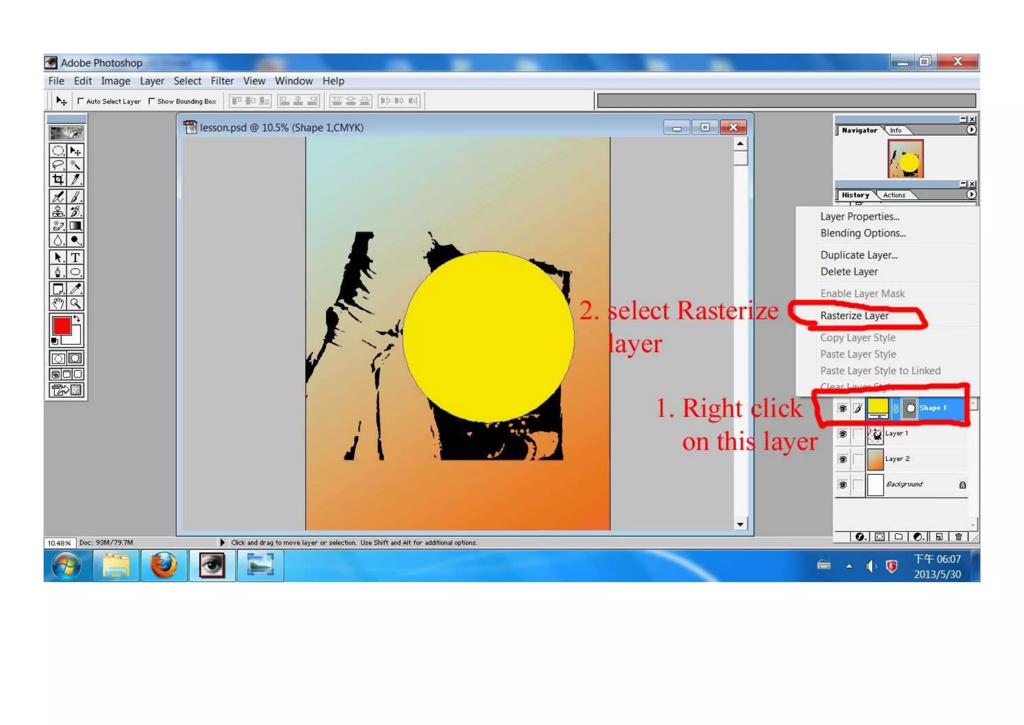 Poster tutorial (gradient   colour target)