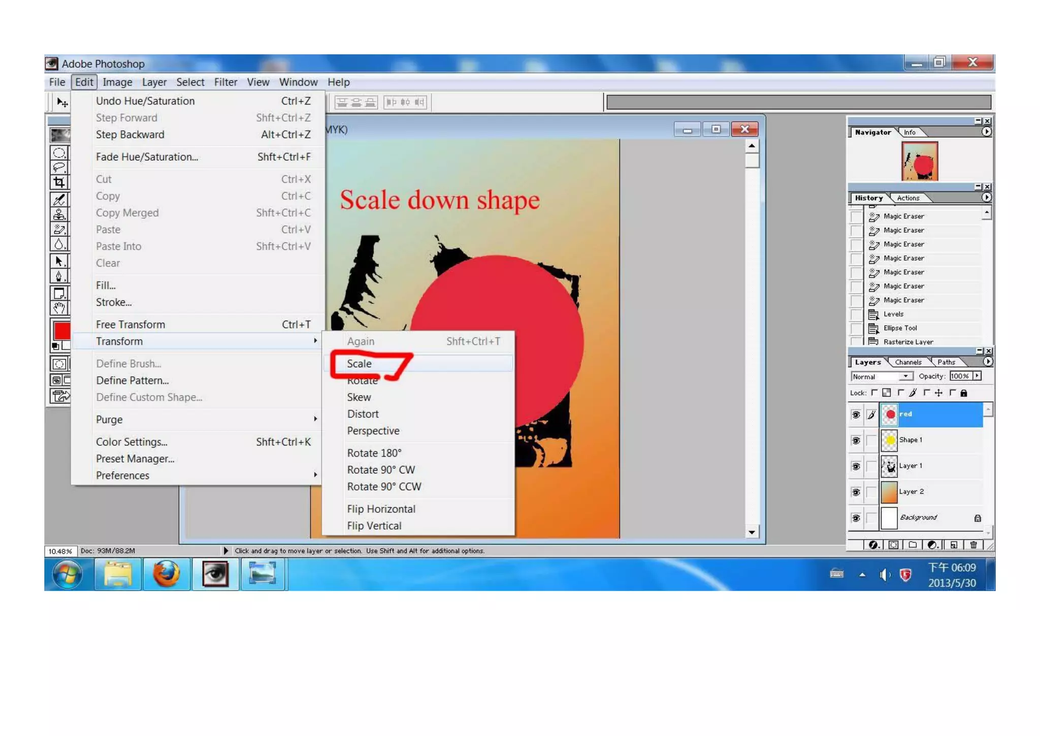 Poster tutorial (gradient   colour target)