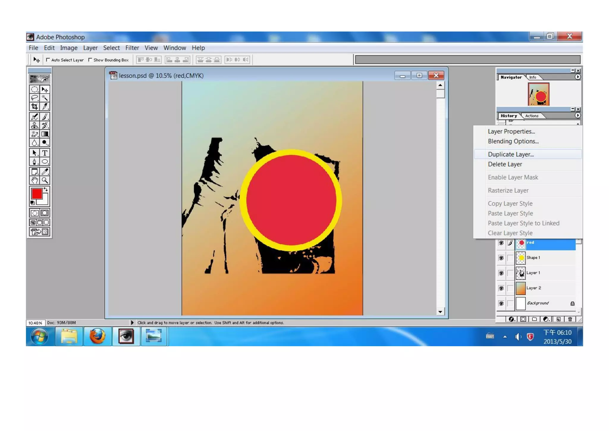 Poster tutorial (gradient   colour target)