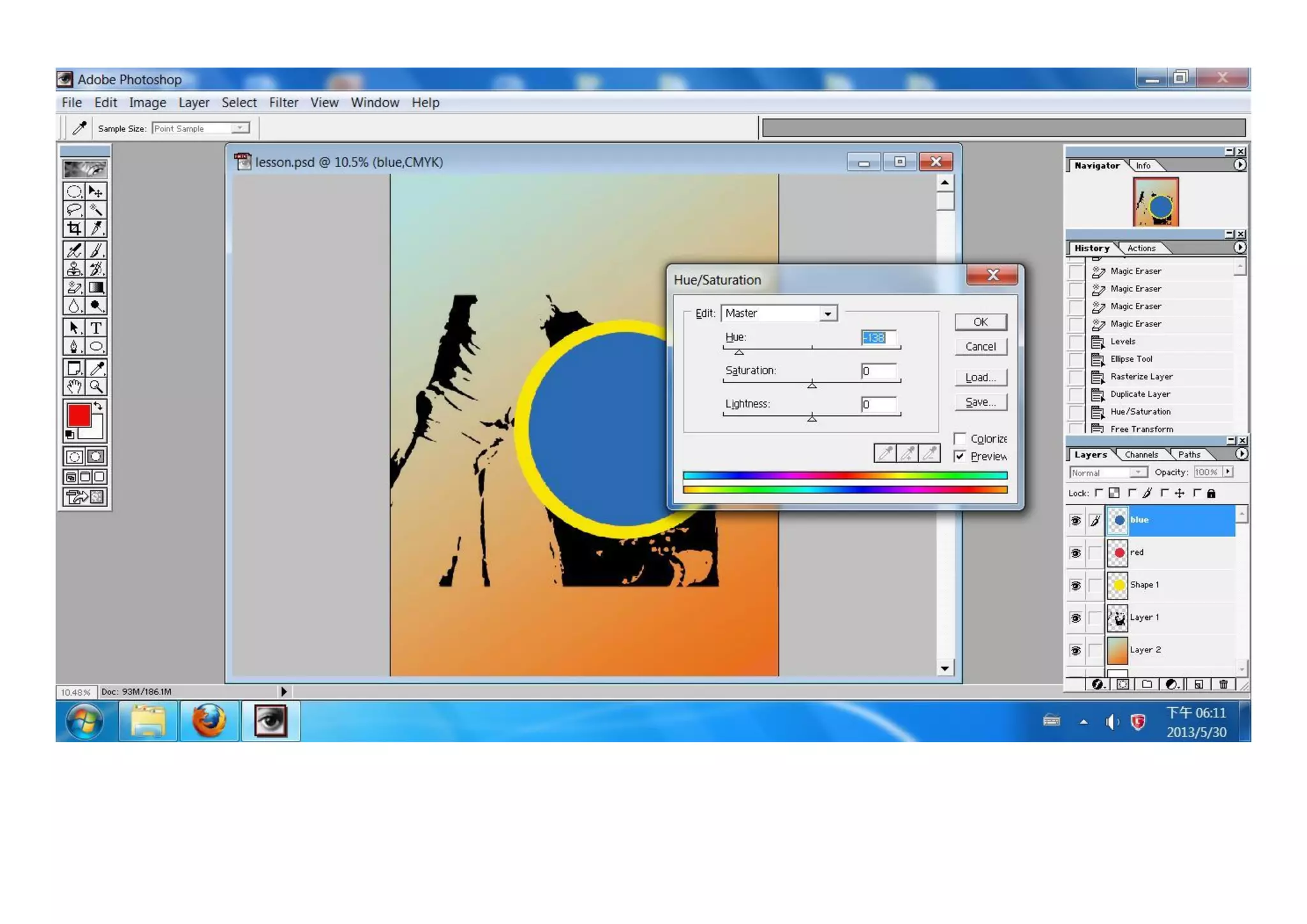 Poster tutorial (gradient   colour target)