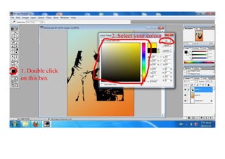 Poster tutorial (gradient   colour target)