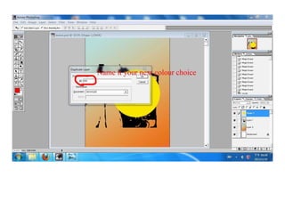 Poster tutorial (gradient   colour target)