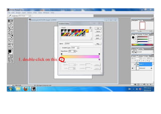 Poster tutorial (gradient   colour target)