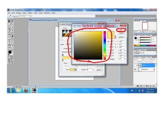 Poster tutorial (gradient   colour target)