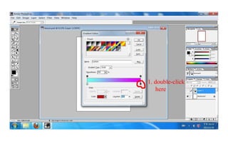 Poster tutorial (gradient   colour target)