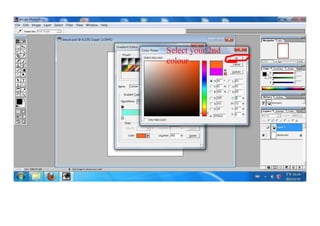 Poster tutorial (gradient   colour target)