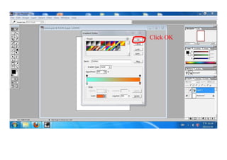 Poster tutorial (gradient   colour target)