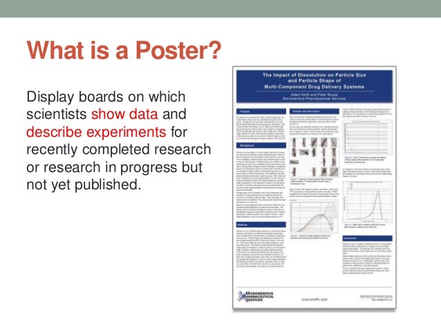 scientific poster boards