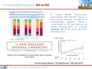 Lo mejor del Congreso ESC Barcelona 2017
En Insuficiencia cardiaca: SEC en ESC
Chronic heart failure “The Big Picture” SEC...