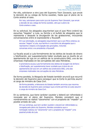 Post no Estratégia
Tradução Livre 16/2016
Prof. Adinoél Sebastião
Profa. Elenice Marasca Barrionuevo
Prof.Adinoél e Profa....