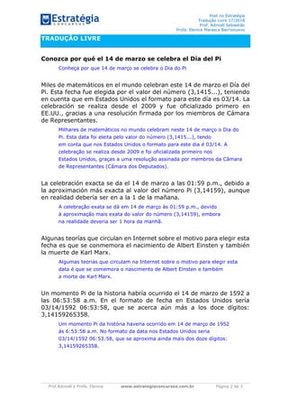 Post no Estratégia
Tradução Livre 17/2016
Prof. Adinoél Sebastião
Profa. Elenice Marasca Barrionuevo
Prof.Adinoél e Profa....