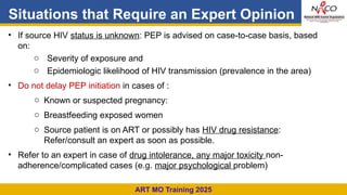Post exposure prophylaxis (PEP) for HIV latest guidlines | PPTX