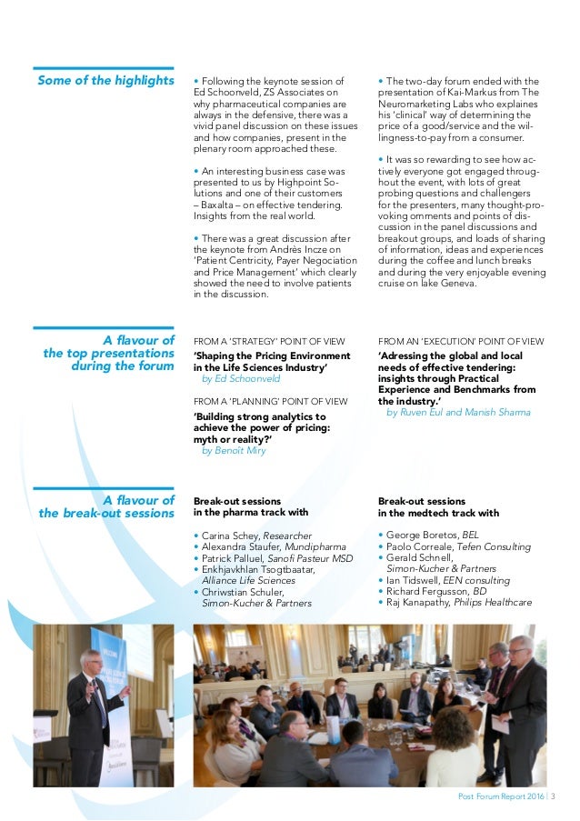 Epp Life Sciences Pricing Fourm Post Forum Report