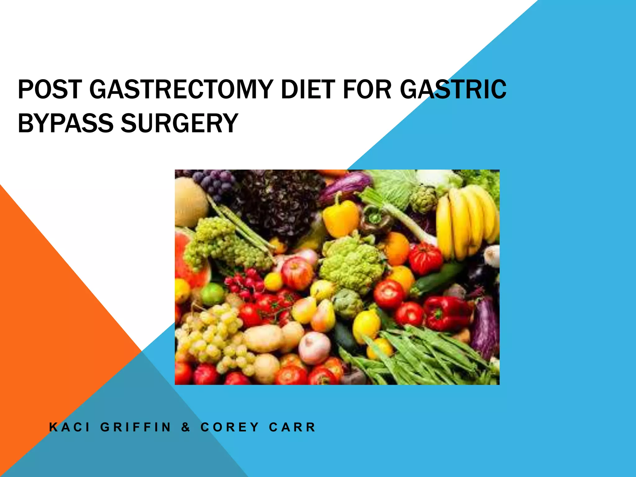 Post gastrectomy diet for gastric bypass surgery powerpoint2 PPT