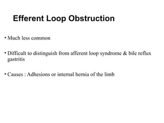 Generic Refluc Loop postgastrectomy syndromes , topic from ms gen surgery | PPTX