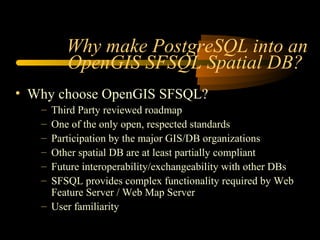 Building a Spatial Database in PostgreSQL | PPT
