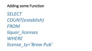 PostGIS and Spatial SQL | PPTX