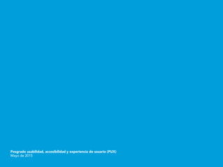 Proyecto final Postgrado UX