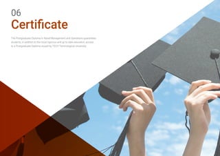 Certificate
06
The Postgraduate Diploma in Naval Management and Operations guarantees
students, in addition to the most rigorous and up to date education, access
to a Postgraduate Diploma issued by TECH Technological University.
 