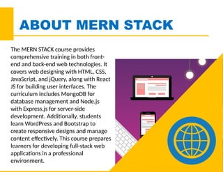 Post Graduate Certification Program in MERN Stack with Placement ...