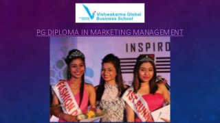 PG DIPLOMA IN MARKETING MANAGEMENT