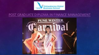 POST GRADUATE DIPLOMA IN FINANCE MANAGEMENT