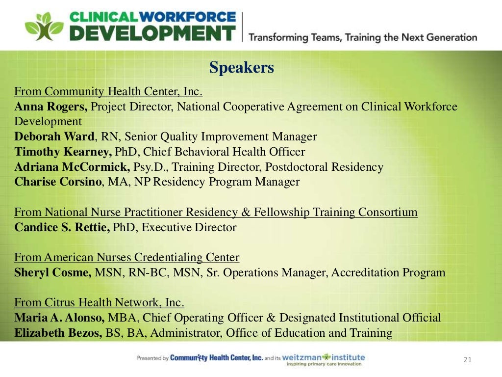 Accreditation for Postgraduate Residency Programs (Nurse Practitioner…