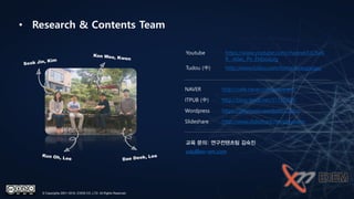 NAVER http://cafe.naver.com/playexem
ITPUB (中) http://blog.itpub.net/31135309/
Wordpress https://playexem.wordpress.com/
Slideshare http://www.slideshare.net/playexem
Youtube https://www.youtube.com/channel/UC5wK
R_-A0eL_Pn_EMzoauJg
Tudou (中) http://www.tudou.com/home/maxgauge/
교육 문의: 연구컨텐츠팀 김숙진
edu@ex-em.com
• Research & Contents Team
© Copyrights 2001~2016, EXEM CO.,LTD. All Rights Reserved.
 