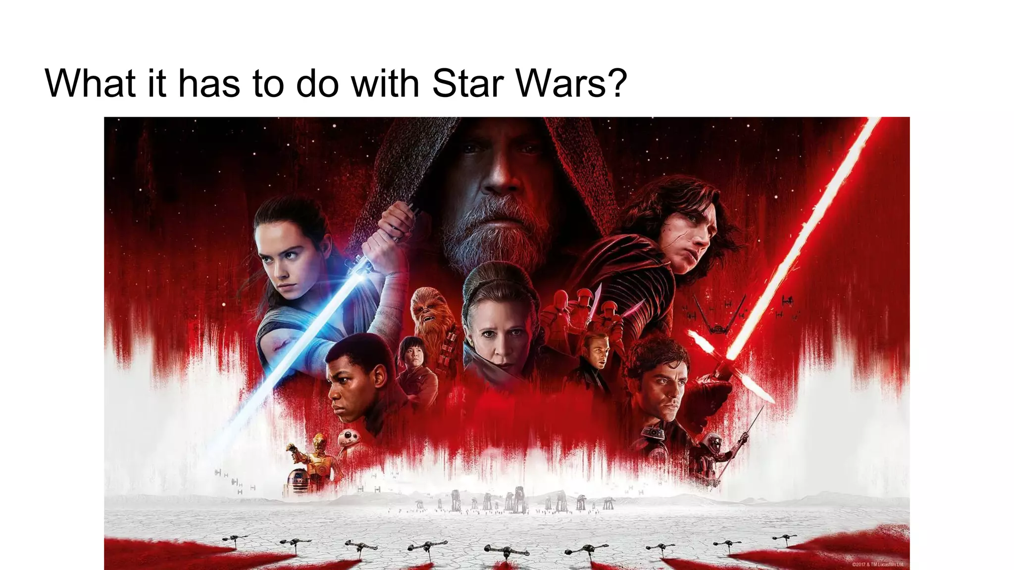 What it has to do with Star Wars? 