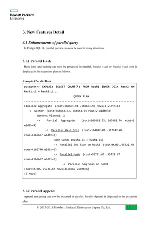 PostgreSQL 11 New Features With Examples (English) | PDF