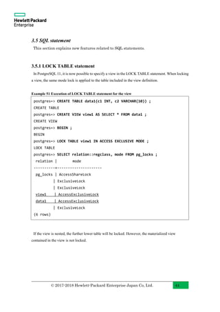 PostgreSQL 11 New Features With Examples (English) | PDF