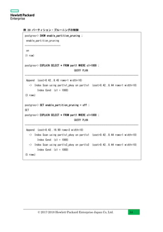 PostgreSQL 11 New Features With Examples (Japanese) | PDF