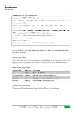 PostgreSQL 12 New Features with Examples (English) GA | PDF
