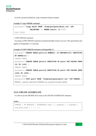 PostgreSQL 12 New Features with Examples (English) GA | PDF