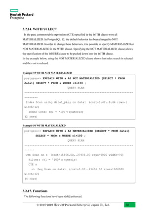 PostgreSQL 12 New Features with Examples (English) GA | PDF