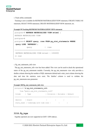 PostgreSQL 14 Beta 1 New Features with Examples (English) | PDF