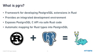 Can We Use Rust to Develop Extensions for PostgreSQL? (POSETTE: An ...