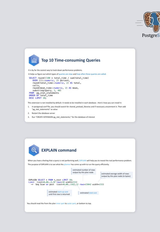 PostgreSQL High_Performance_Cheatsheet | PDF